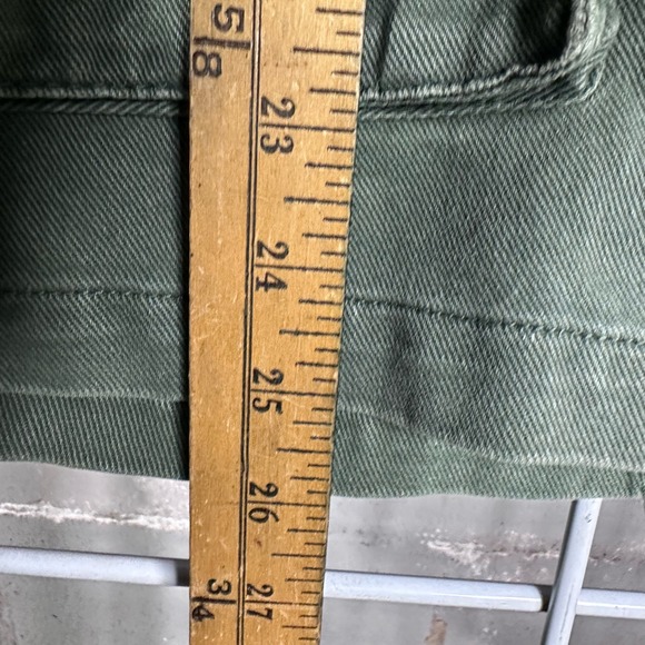 ZARA Collection Green Utility Jacket Four Pocket Cotton Women's Small military - Picture 6 of 9